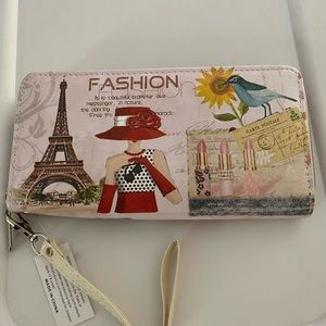 Paris France Wallet/Clutch